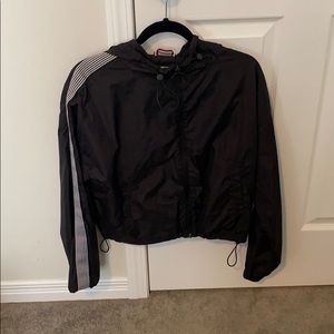 Garage cropped windbreaker